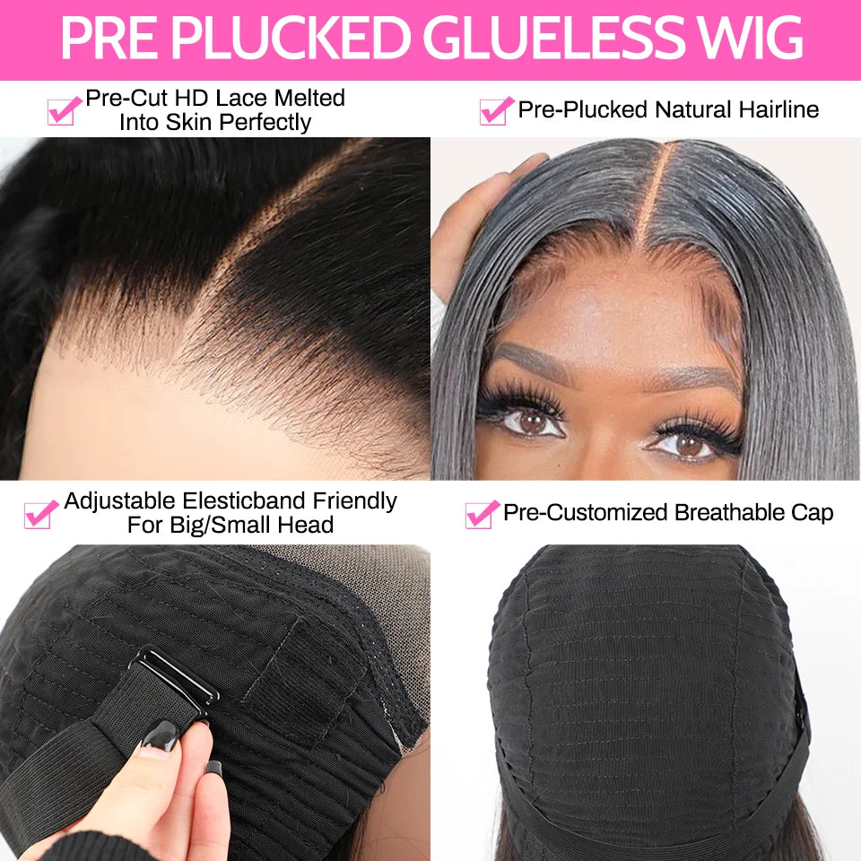 gleuless wig for adults