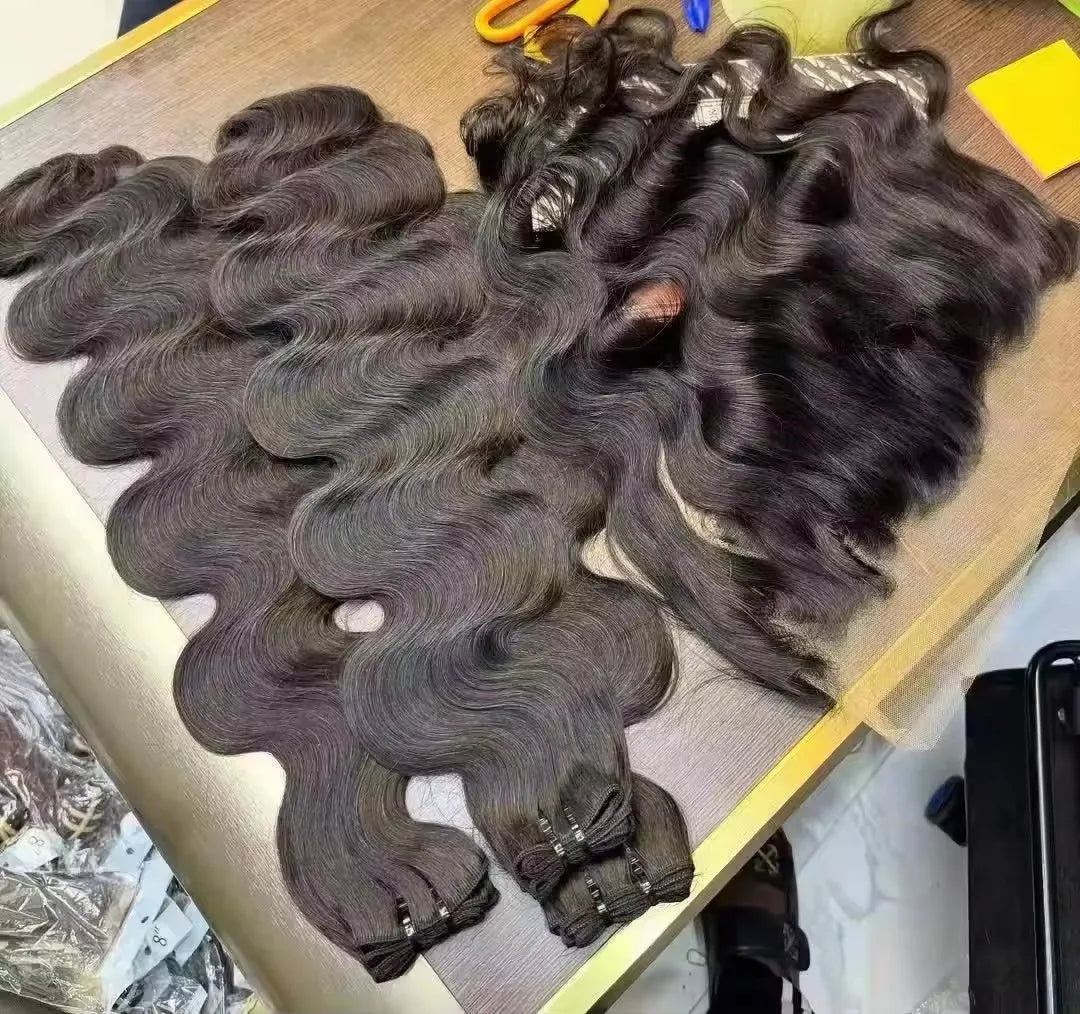 2x6 hd Lace Closure Raw Hair with Bundles Burmese Curly Hair hd Lace Frontal Glueless Wig Human Hair Raw Vietnamese Hair Bundles