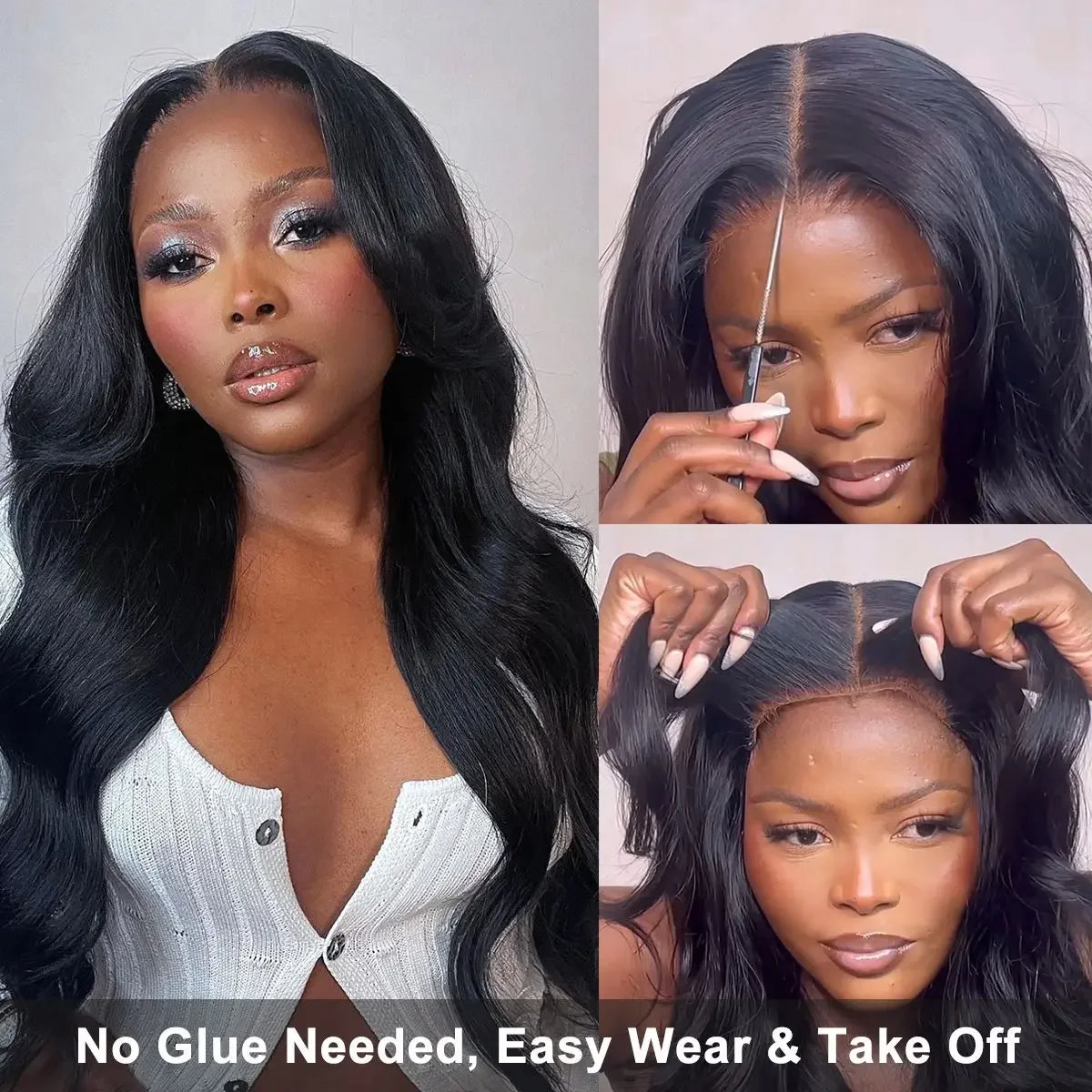 Glueless Wig Human Hair Ready to Wear and Go Preplucked Wigs Brazilian Body Wave HD Lace 4x6 13x4 Closure Human Hair Wig