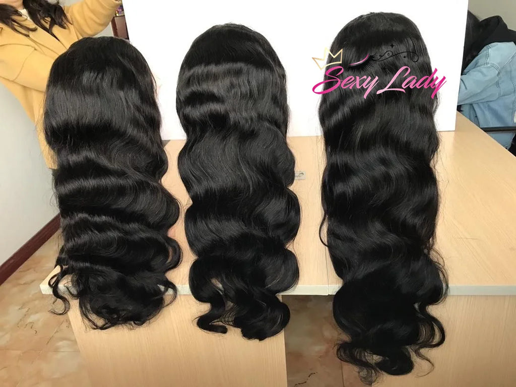 180 Density HD Lace Front Closure Wig Body Wave 13x4 Glueless Wig Human Hair Ready to Wear Straight No Glue Preplucked Wear Wigs