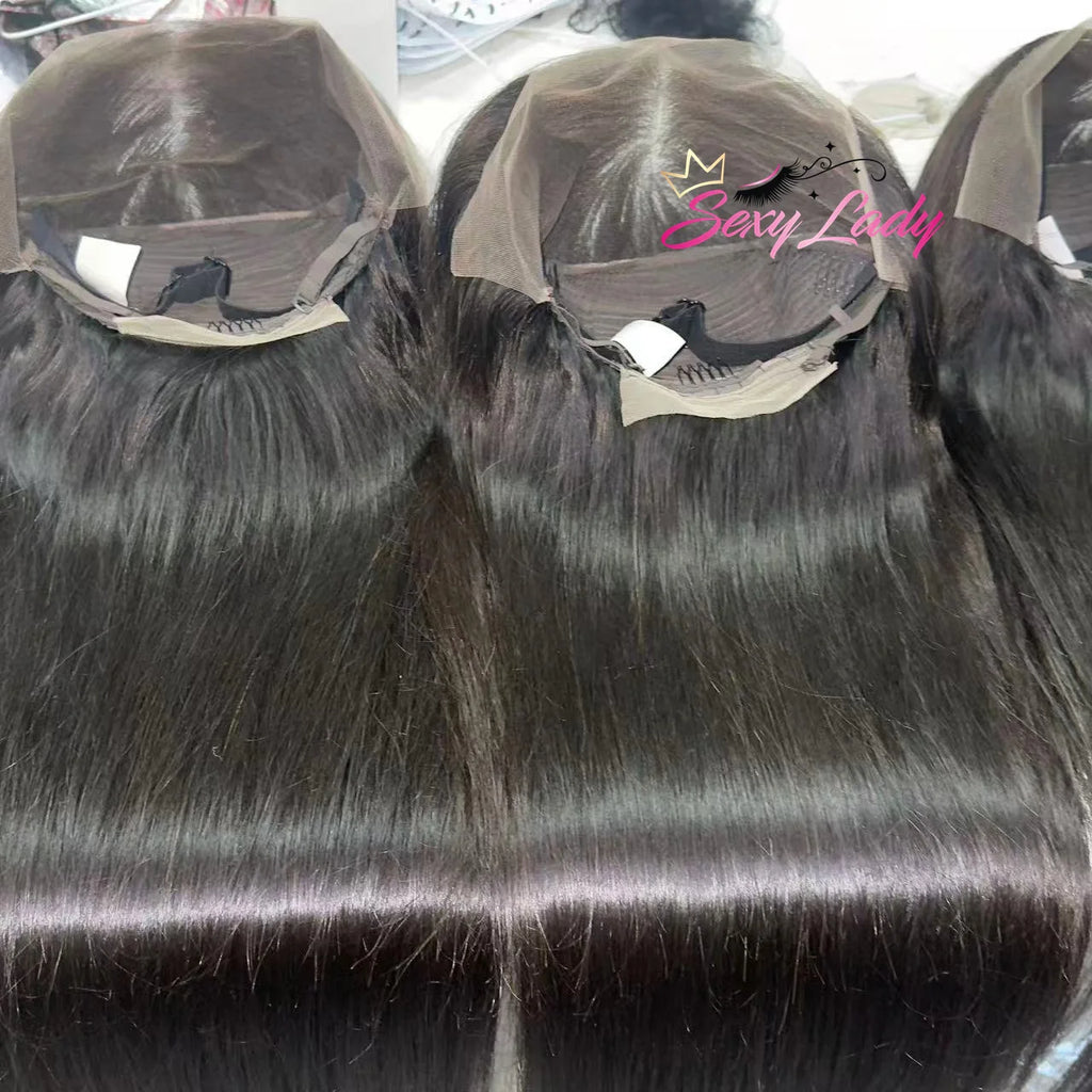 180 Density HD Lace Front Closure Wig Body Wave 13x4 Glueless Wig Human Hair Ready to Wear Straight No Glue Preplucked Wear Wigs