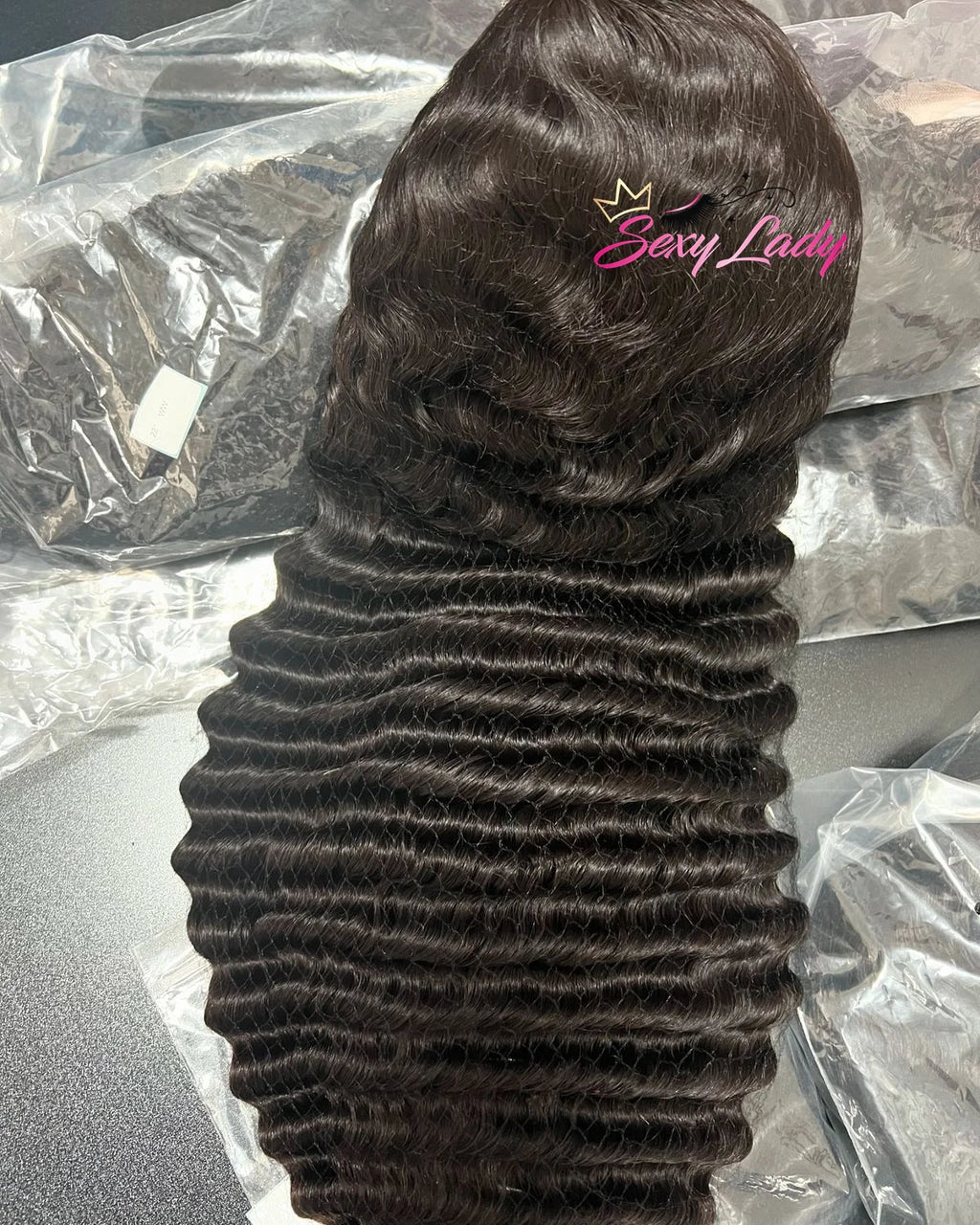 13x4 Glueless Wig Human Hair Ready to Wear Straight No Glue Preplucked Wear Wigs 180 Density HD Lace Front Closure Wig Deep Wave