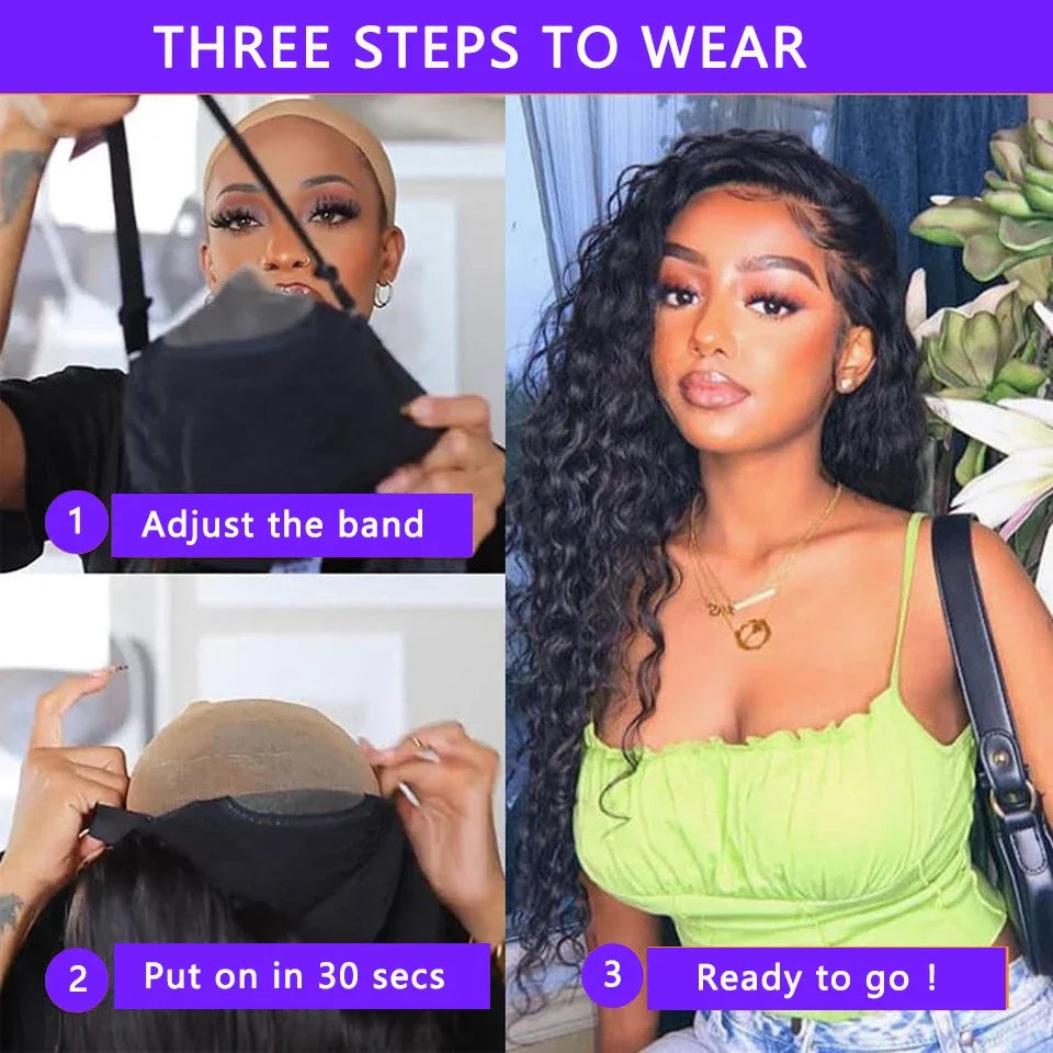 gleuless wig for adults