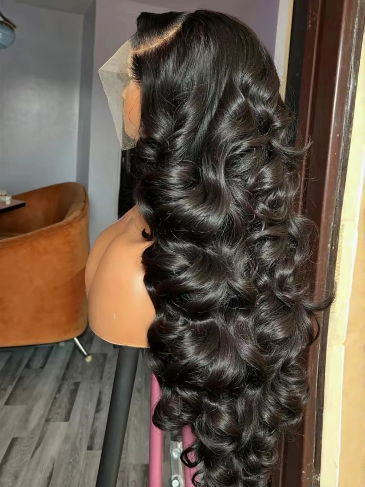 40 Inch Hd 4*4 Closure Raw Virgin Human Hair Natural Deep Wave Body Wave Blonde Brown Glueless Wig Human Hair Pixie Cut Wigs