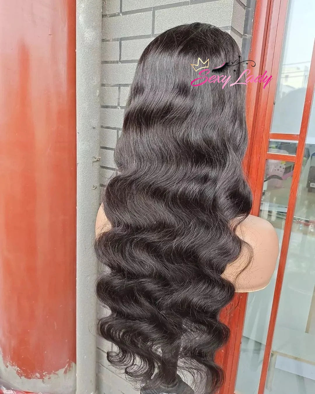 13x4 Glueless Wig Human Hair Ready to Wear Straight No Glue Preplucked Wear Wigs 180 Density HD Lace Front Closure Wig Deep Wave