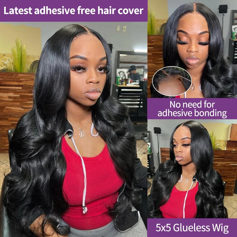 Glueless Wig Human Hair Ready to Wear and Go Preplucked Wigs Brazilian Body Wave HD Lace 4x6 13x4 Closure Human Hair Wig