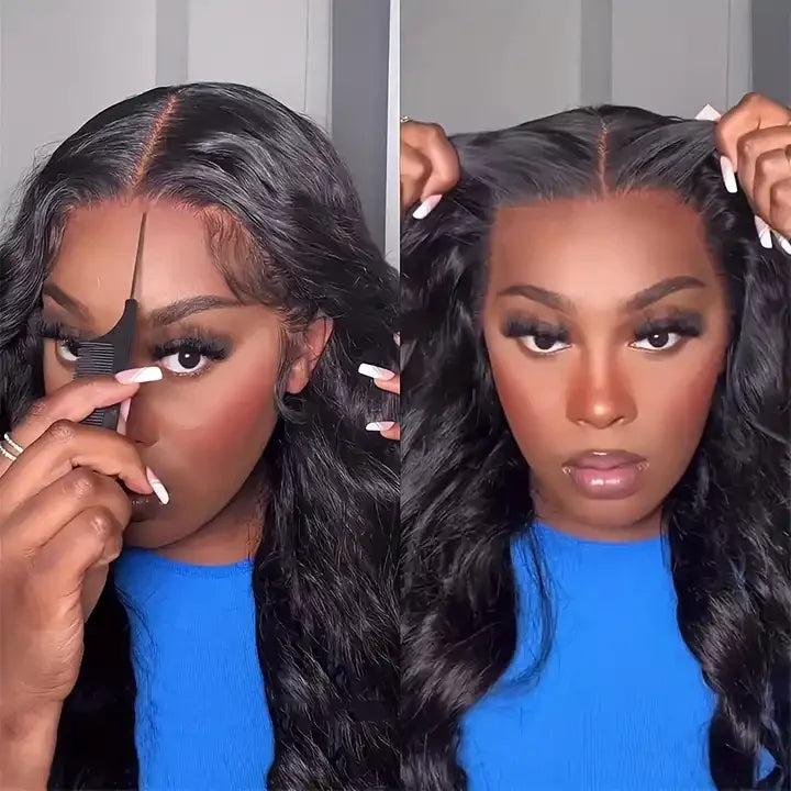 Glueless Wig Human Hair Ready to Wear and Go Preplucked Wigs Brazilian Body Wave HD Lace 4x6 13x4 Closure Human Hair Wig