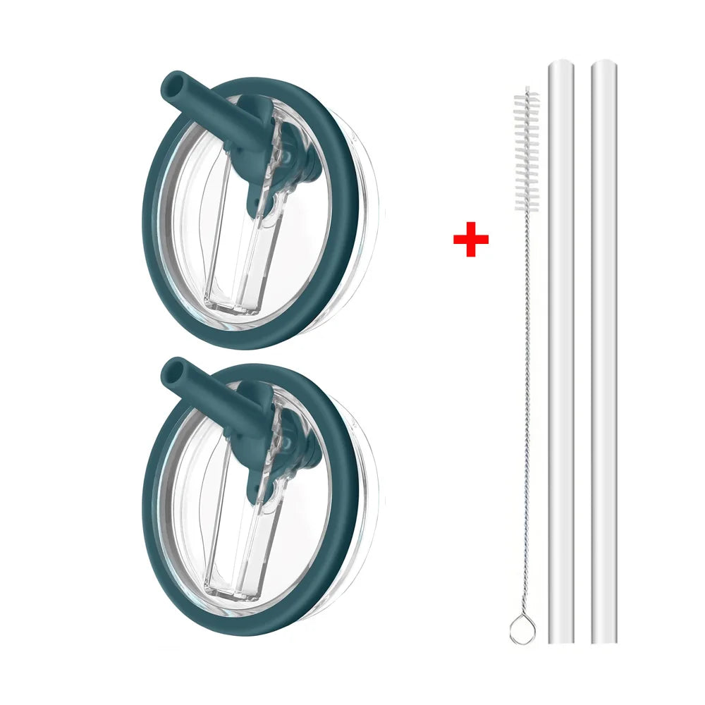 40oz Flip Straw Leak Proof Lid for Stanley H2.0 Tumbler Lid Replacement for Stanley Cup Accessories Straw Cover