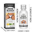 Body Whitening Bleach Cream Brighten Underarm Elbow Knees Joint Removal Intimate Parts Dark Spots Melanin Snow Bleach Cream 30ml