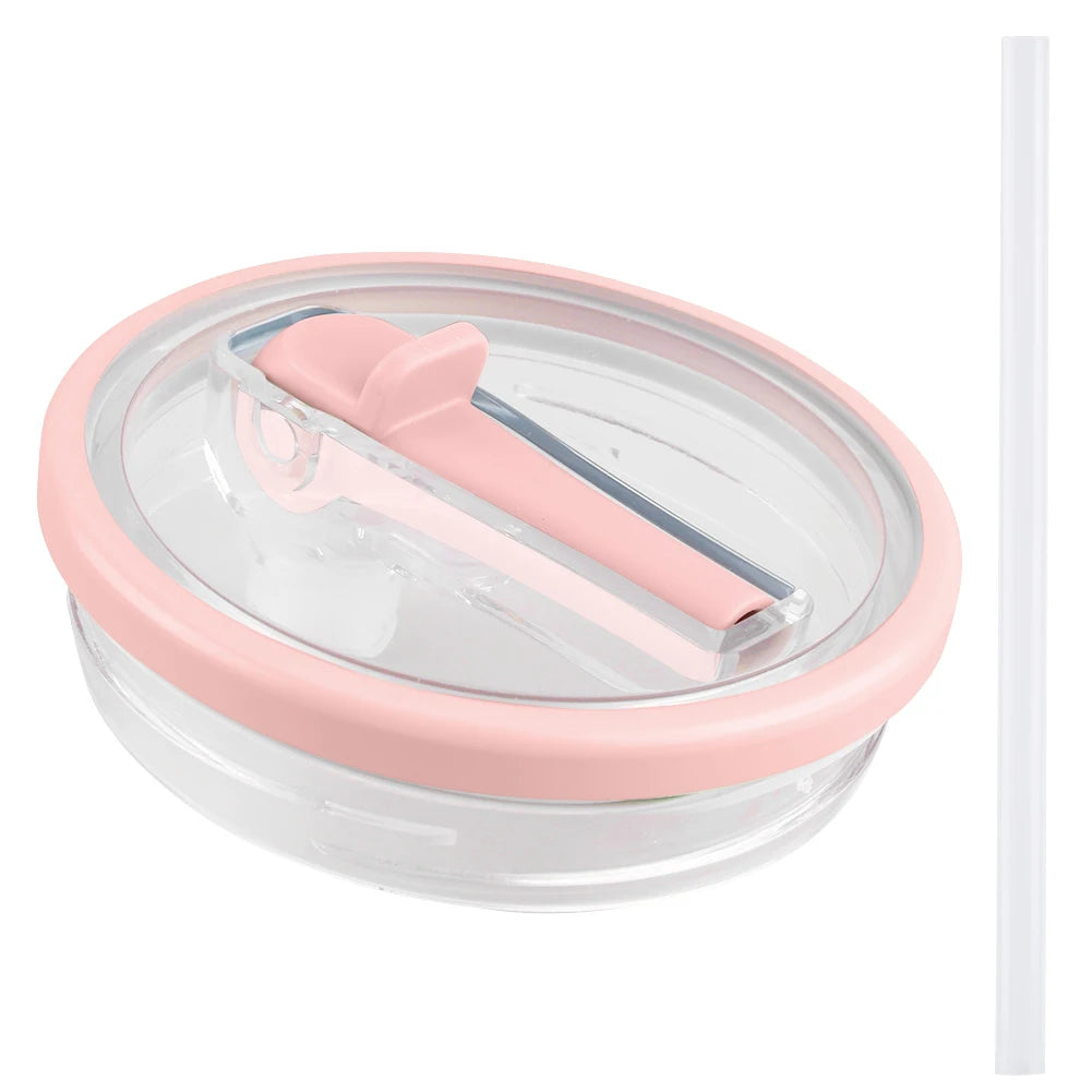 Spill-proof Cup Cover For Stanley 40oz Replaceable Environmental Protection Cup Cover Creative Spiral Straw Cover Cup Accessorie