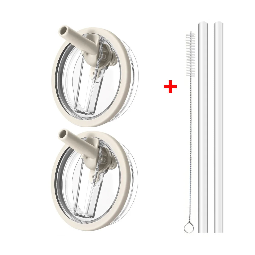 40oz Flip Straw Leak Proof Lid for Stanley H2.0 Tumbler Lid Replacement for Stanley Cup Accessories Straw Cover