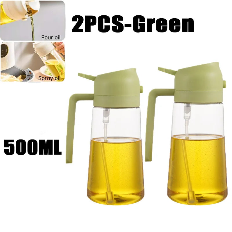 Olive Oil Sprayer Plastic Baking Oil Spray Empty Bottle Vinegar Bottle