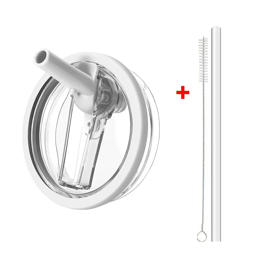 40oz Flip Straw Leak Proof Lid for Stanley H2.0 Tumbler Lid Replacement for Stanley Cup Accessories Straw Cover