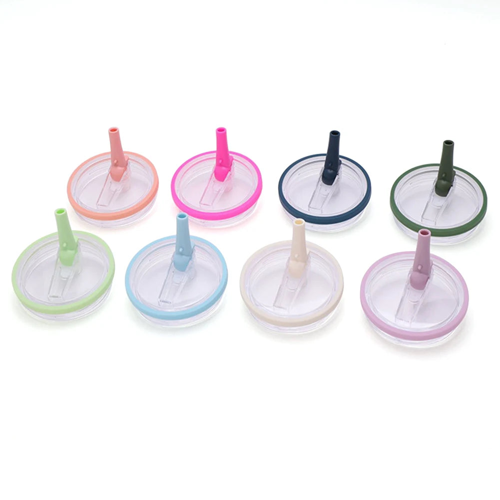 Spill-proof Cup Cover For Stanley 40oz Replaceable Environmental Protection Cup Cover Creative Spiral Straw Cover Cup Accessorie