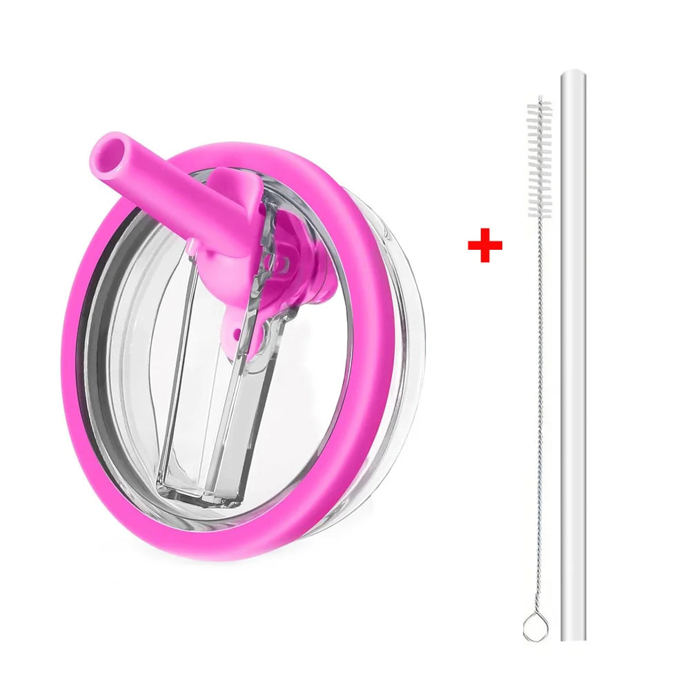 40oz Flip Straw Leak Proof Lid for Stanley H2.0 Tumbler Lid Replacement for Stanley Cup Accessories Straw Cover