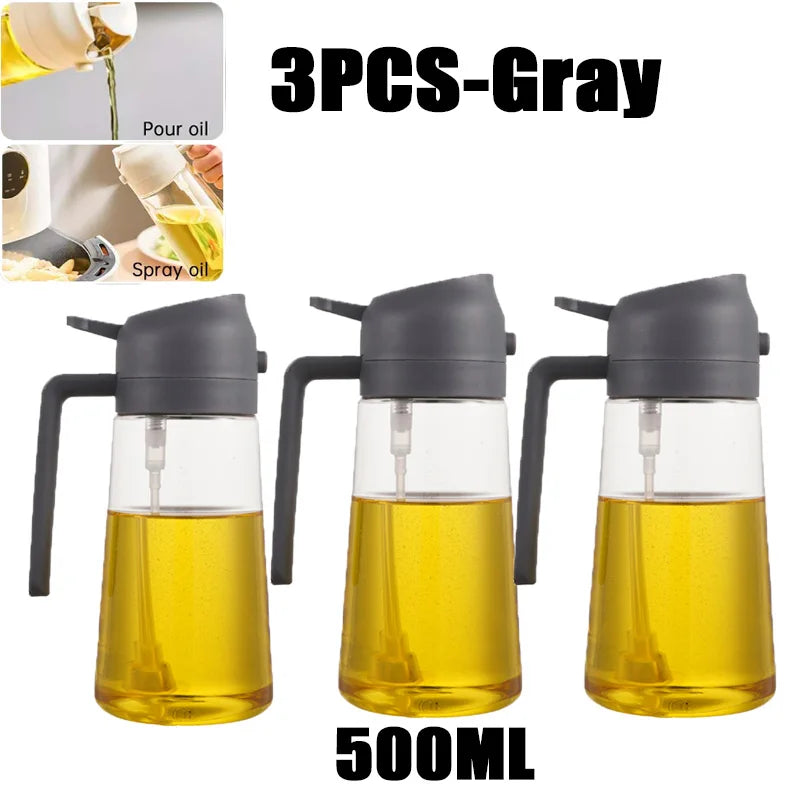 Olive Oil Sprayer Plastic Baking Oil Spray Empty Bottle Vinegar Bottle