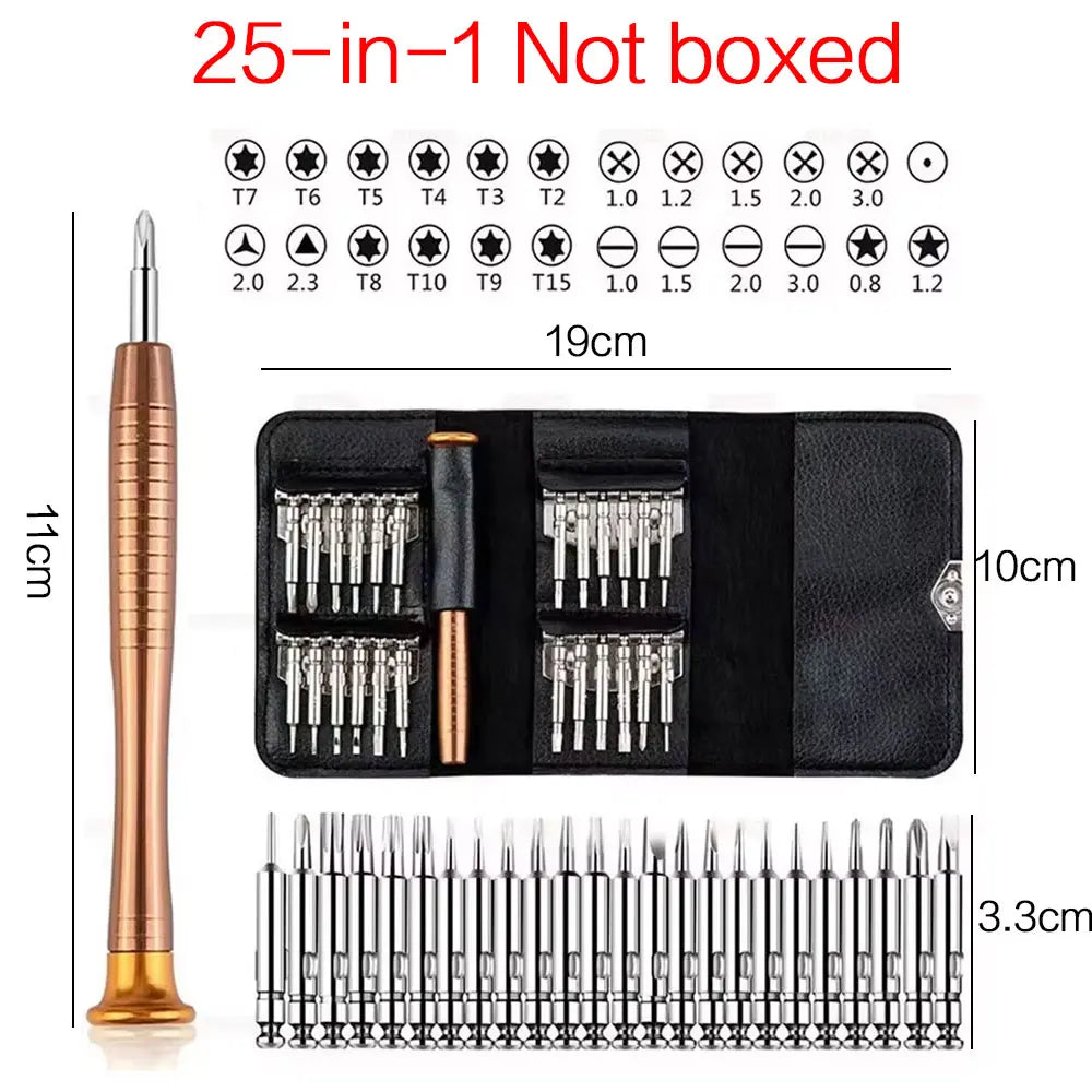 Set, Laptop Tool Kit, 152/25 in 1 Professional