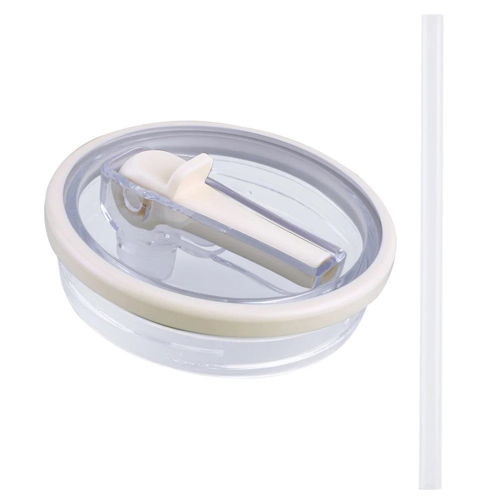 Spill-proof Cup Cover For Stanley 40oz Replaceable Environmental Protection Cup Cover Creative Spiral Straw Cover Cup Accessorie