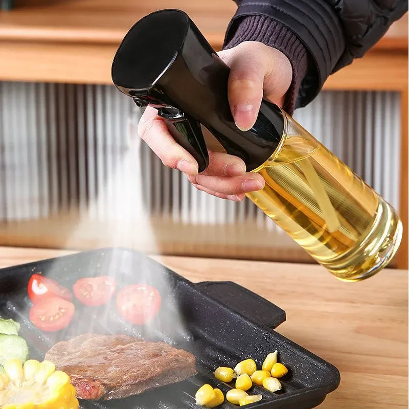 Olive Oil Sprayer Plastic Baking Oil Spray Empty Bottle Vinegar Bottle