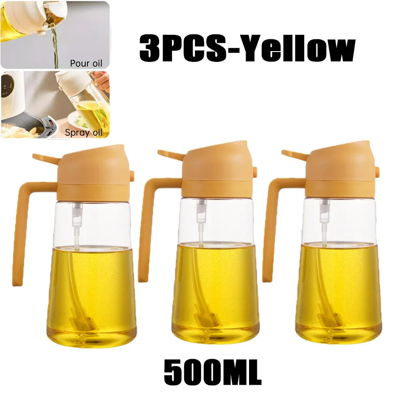 Olive Oil Sprayer Plastic Baking Oil Spray Empty Bottle Vinegar Bottle