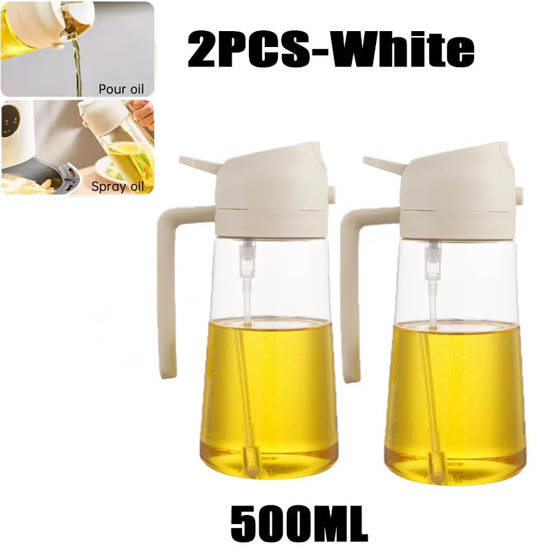 Olive Oil Sprayer Plastic Baking Oil Spray Empty Bottle Vinegar Bottle