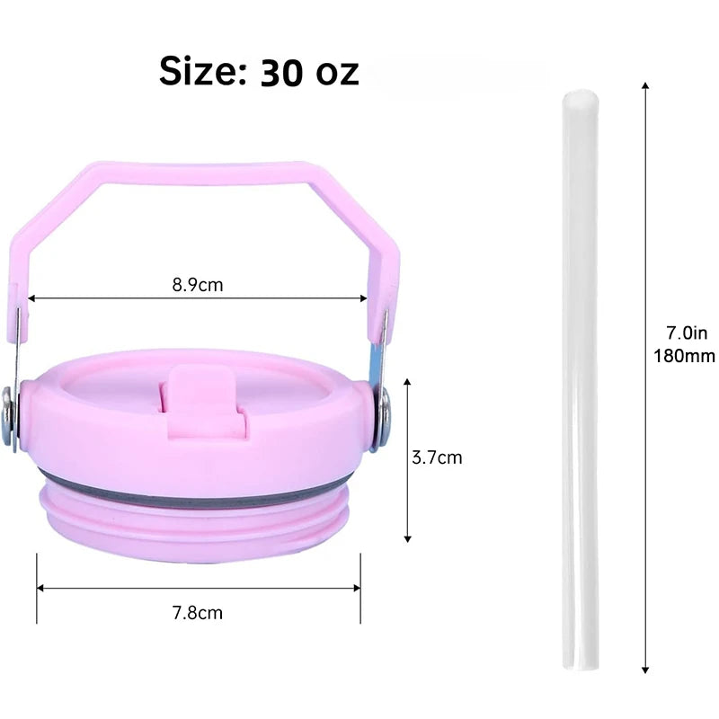 For Stanley Cup Accessory Part Fitting For 20/30oz Cup For Stanley Cup High Quality Replaceable Cup Cover And Straw Set