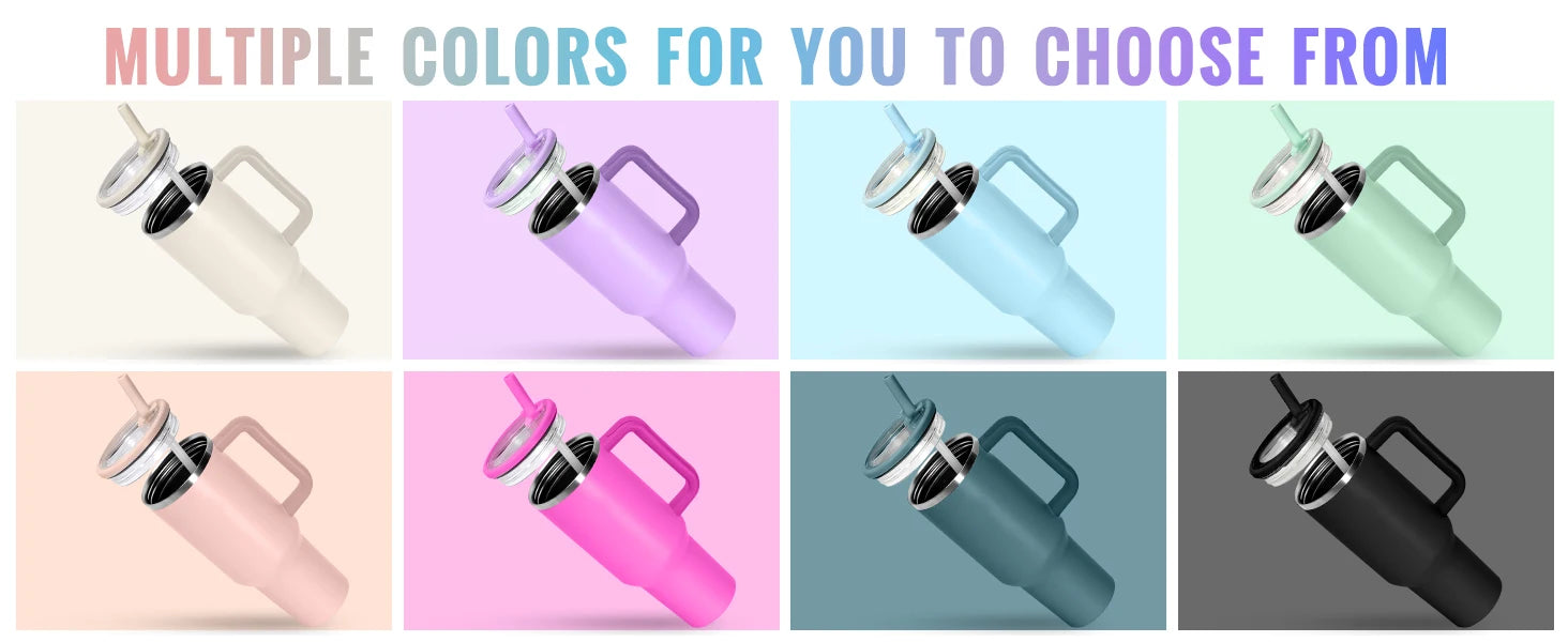 40oz Flip Straw Leak Proof Lid for Stanley H2.0 Tumbler Lid Replacement for Stanley Cup Accessories Straw Cover