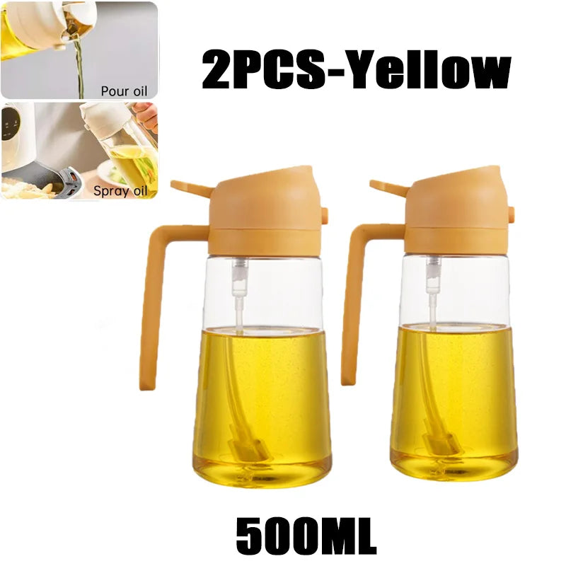 Olive Oil Sprayer Plastic Baking Oil Spray Empty Bottle Vinegar Bottle