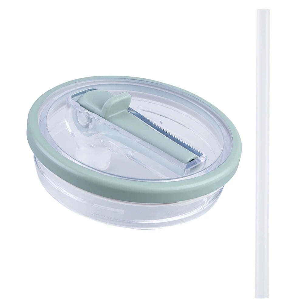 Spill-proof Cup Cover For Stanley 40oz Replaceable Environmental Protection Cup Cover Creative Spiral Straw Cover Cup Accessorie