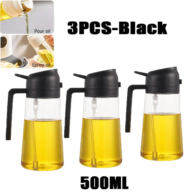 Olive Oil Sprayer Plastic Baking Oil Spray Empty Bottle Vinegar Bottle