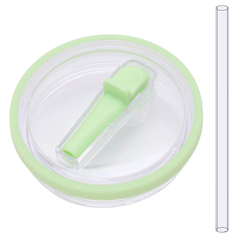 Spill-proof Cup Cover For Stanley 40oz Replaceable Environmental Protection Cup Cover Creative Spiral Straw Cover Cup Accessorie