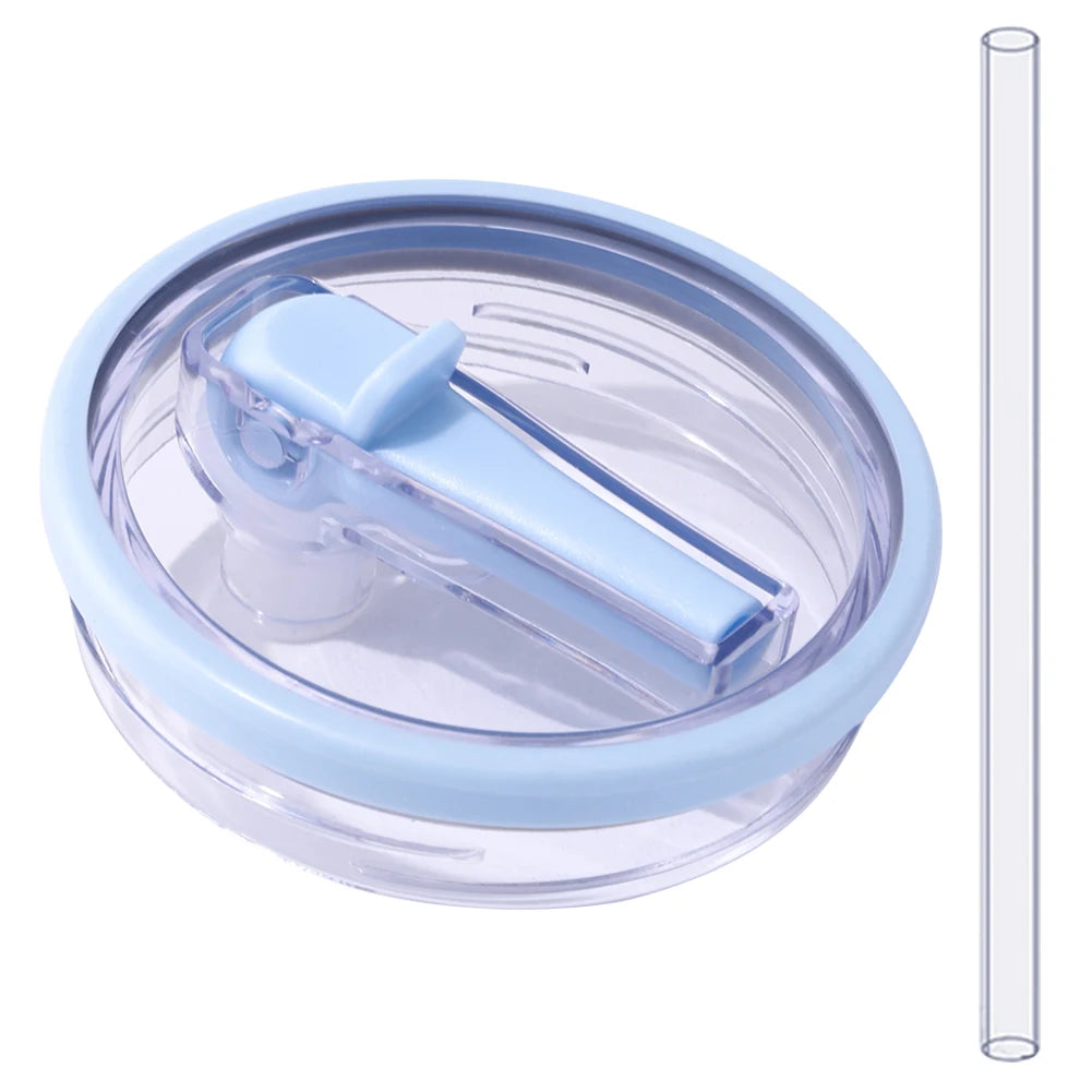 Spill-proof Cup Cover For Stanley 40oz Replaceable Environmental Protection Cup Cover Creative Spiral Straw Cover Cup Accessorie