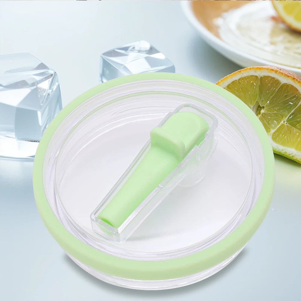 Spill-proof Cup Cover For Stanley 40oz Replaceable Environmental Protection Cup Cover Creative Spiral Straw Cover Cup Accessorie