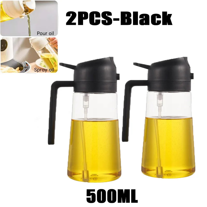 Olive Oil Sprayer Plastic Baking Oil Spray Empty Bottle Vinegar Bottle