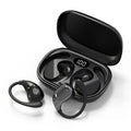 Bluetooth 5.4 Ear Hook Headphones LED Display Long Standby Touch Earbuds