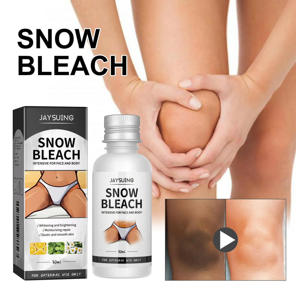 Body Whitening Bleach Cream Brighten Underarm Elbow Knees Joint Removal Intimate Parts Dark Spots Melanin Snow Bleach Cream 30ml