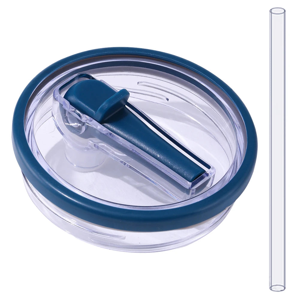 Spill-proof Cup Cover For Stanley 40oz Replaceable Environmental Protection Cup Cover Creative Spiral Straw Cover Cup Accessorie