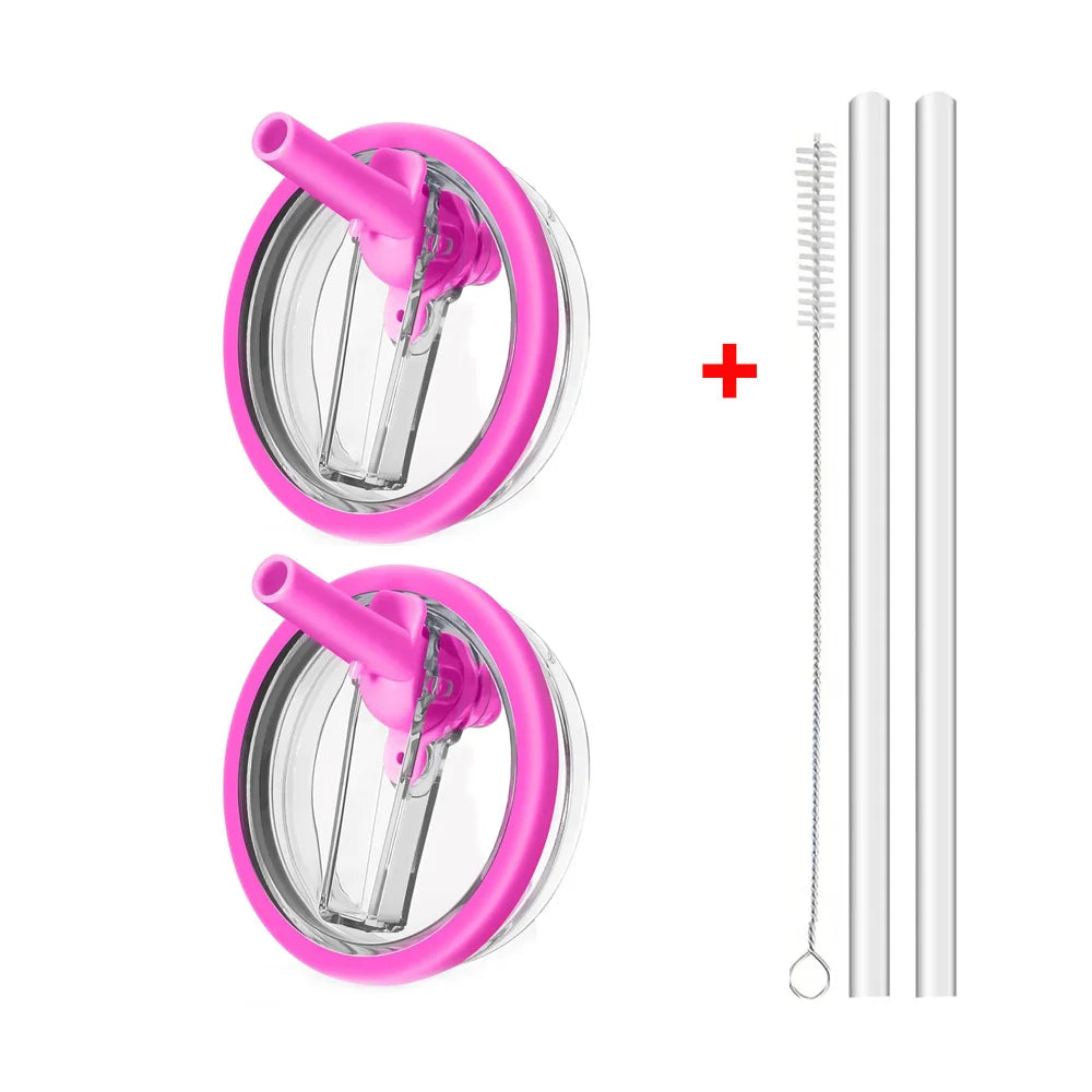 40oz Flip Straw Leak Proof Lid for Stanley H2.0 Tumbler Lid Replacement for Stanley Cup Accessories Straw Cover