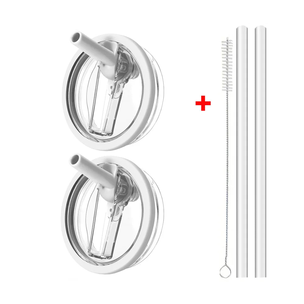 40oz Flip Straw Leak Proof Lid for Stanley H2.0 Tumbler Lid Replacement for Stanley Cup Accessories Straw Cover