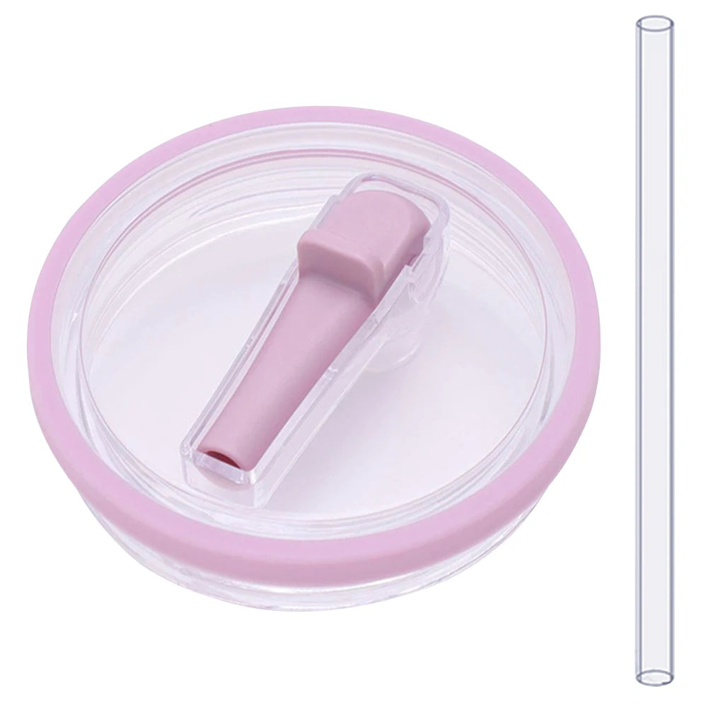 Spill-proof Cup Cover For Stanley 40oz Replaceable Environmental Protection Cup Cover Creative Spiral Straw Cover Cup Accessorie