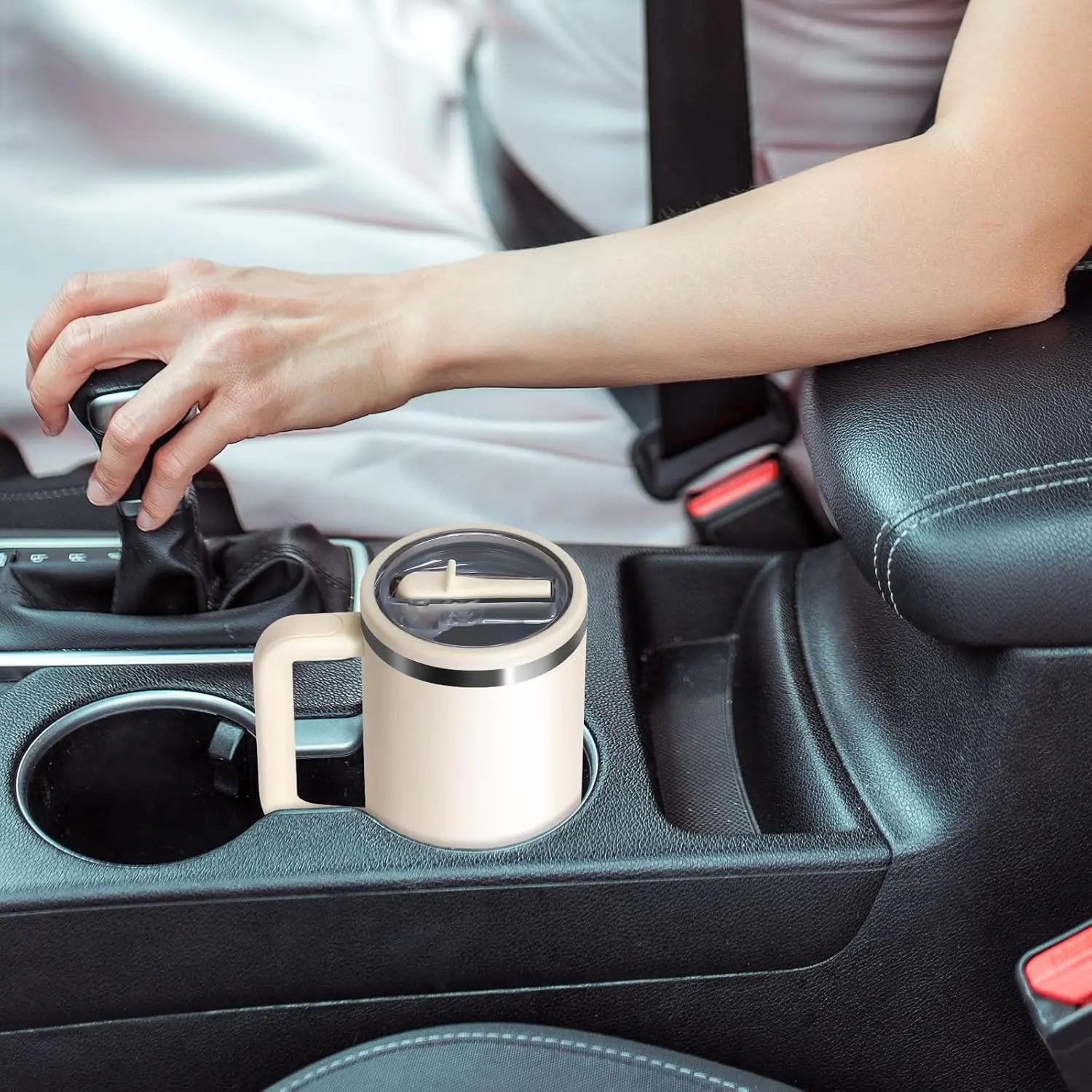 40oz Flip Straw Leak Proof Lid for Stanley H2.0 Tumbler Lid Replacement for Stanley Cup Accessories Straw Cover