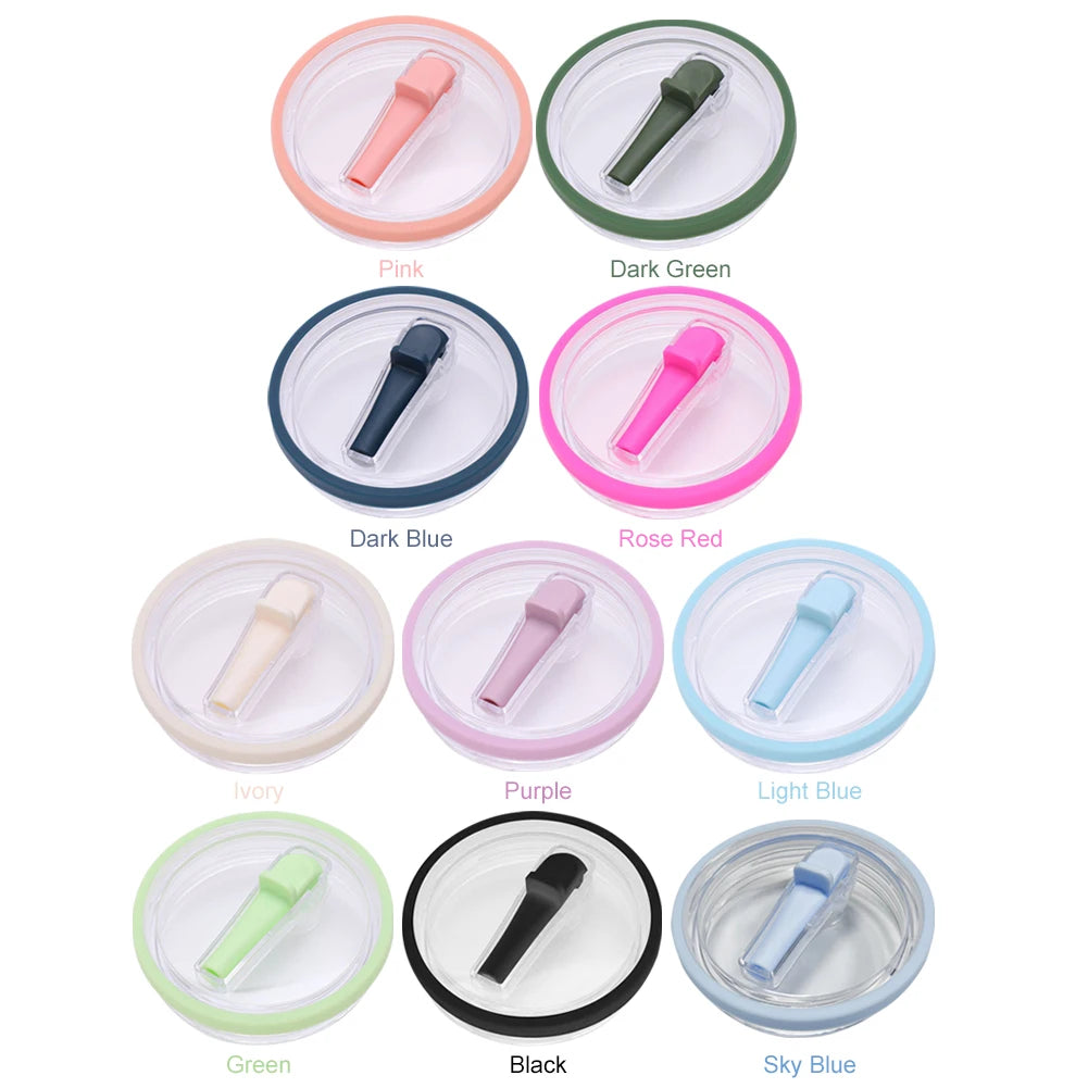 Spill-proof Cup Cover For Stanley 40oz Replaceable Environmental Protection Cup Cover Creative Spiral Straw Cover Cup Accessorie