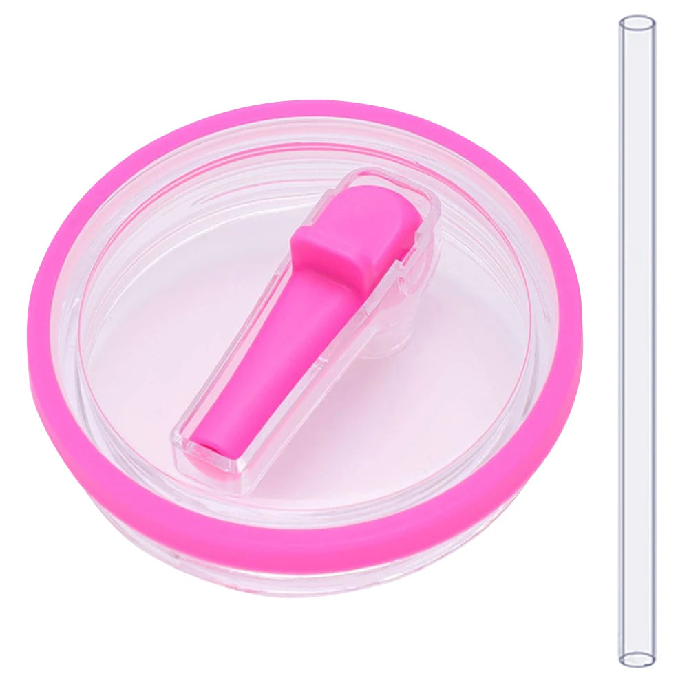 Spill-proof Cup Cover For Stanley 40oz Replaceable Environmental Protection Cup Cover Creative Spiral Straw Cover Cup Accessorie