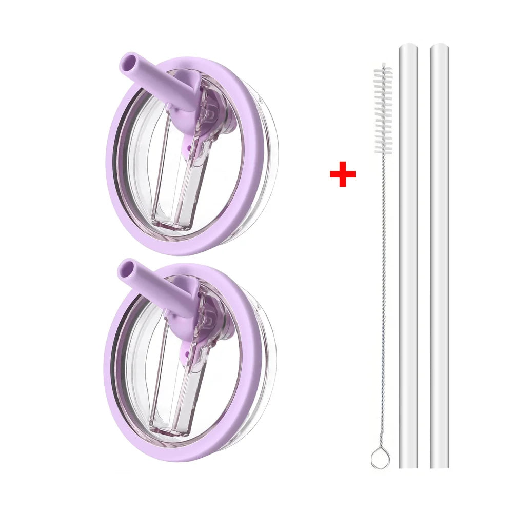 40oz Flip Straw Leak Proof Lid for Stanley H2.0 Tumbler Lid Replacement for Stanley Cup Accessories Straw Cover