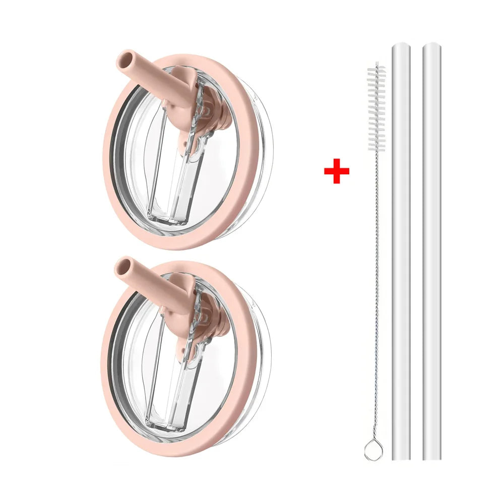 40oz Flip Straw Leak Proof Lid for Stanley H2.0 Tumbler Lid Replacement for Stanley Cup Accessories Straw Cover