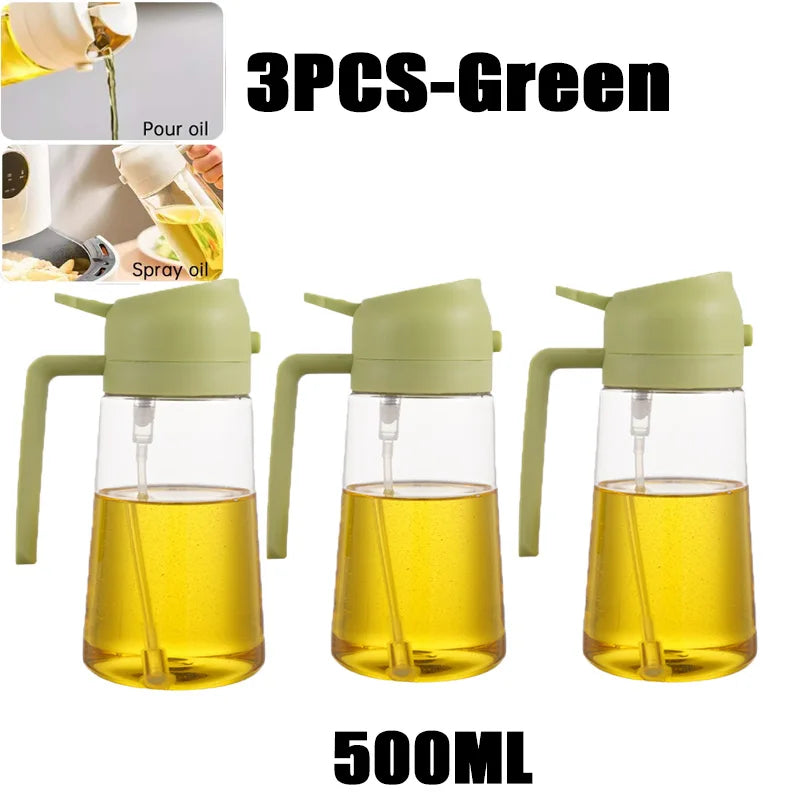Olive Oil Sprayer Plastic Baking Oil Spray Empty Bottle Vinegar Bottle