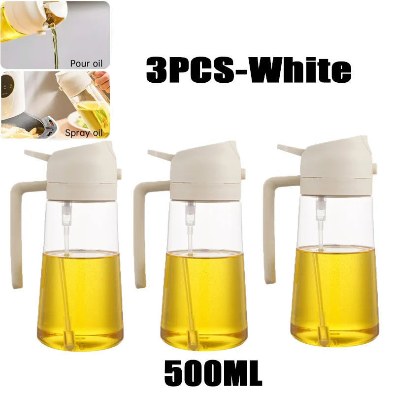 Olive Oil Sprayer Plastic Baking Oil Spray Empty Bottle Vinegar Bottle